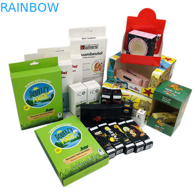 ロゴと包む250gsmボール紙の麻CBDの紙箱