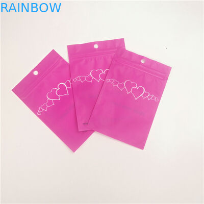 MOPPのジッパーの構造の袋を印刷するまつげの宝石類のグラビア印刷