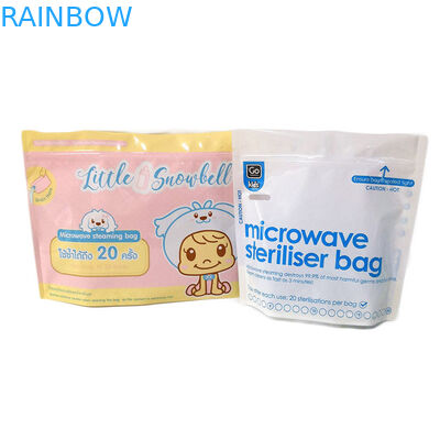 BPAのプラスチック ベビーフードの貯蔵の袋袋の母乳で育てるニップルの滅菌装置袋の上の自由な高水準の生殖不能の立場