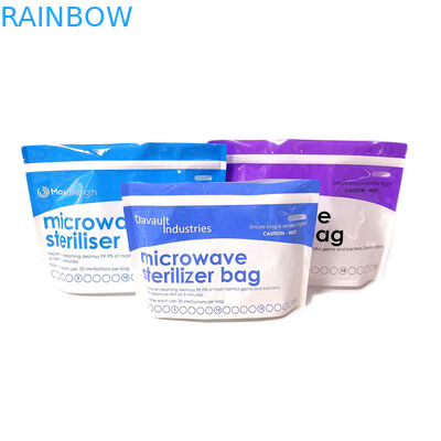 BPAのプラスチック ベビーフードの貯蔵の袋袋の母乳で育てるニップルの滅菌装置袋の上の自由な高水準の生殖不能の立場