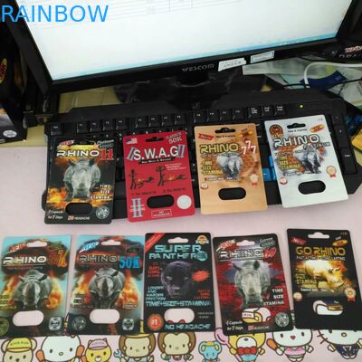 サイ3Dの弾丸が付いているプラスチックまめの丸薬カードを印刷するGravnre