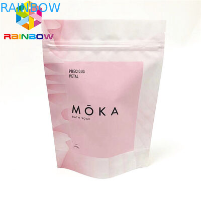 5x7を」印刷するGravnreを終えているマット ジップ ロック式の包装袋