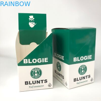 シガーはCMYK色のPrerollの包装のペーパー ディスプレイ・ケースを包む