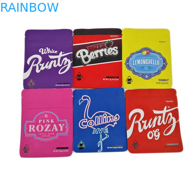 柔らかいタッチ3.5gはジップ ロック式のポリ袋をかぐマイラー袋の習慣を包む証拠のマット3.5g 7g CannabiesのクッキーJefeを失敗させる