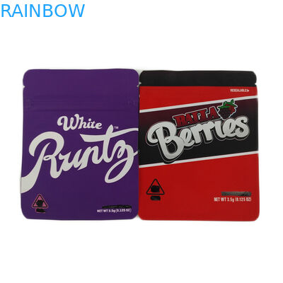 袋/臭いの証拠のインド大麻の種の包装袋を包む再生利用できるクッキーを包む注文の印刷されたジッパーのインド大麻