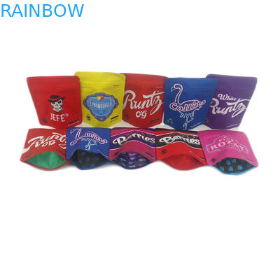 袋/臭いの証拠のインド大麻の種の包装袋を包む再生利用できるクッキーを包む注文の印刷されたジッパーのインド大麻