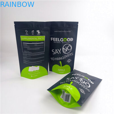 スナック マイラー110micは立つ袋によってカスタマイズされるロゴをファスナーを絞める