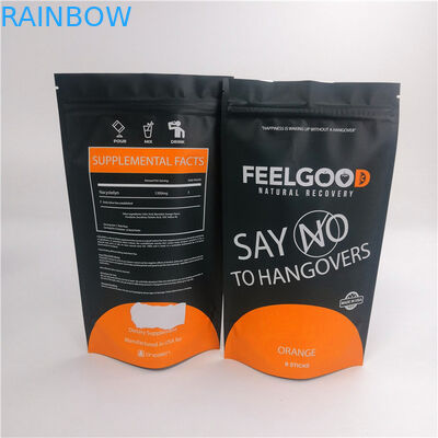 軽食のマイラー120micのジッパーの立つ袋食糧のための20*15*8cm