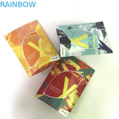 Resealable光沢のある表面MOPP VMPETマイラーは袋を立てる