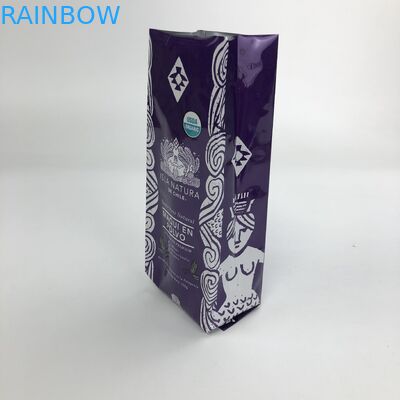 光沢のあるフィルム250g 1kg 16oz VMPETの側面のガセットの包装袋