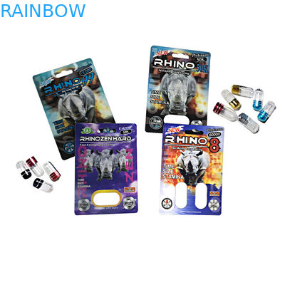 金属の帽子のFX 9000のサイ7の盗品のカプセルの弾丸の明確なプラスチック薬瓶のための多彩なプラスチック薬瓶