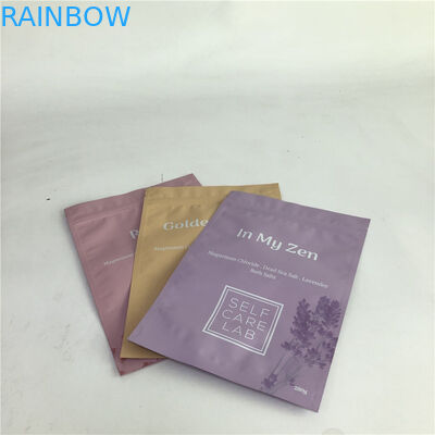 SGSはバス ソルトのためのホイル袋の上のOPPの立場を薄板にした