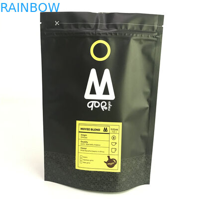 ジッパーのマイラー袋が付いている袋の上の注文の印刷されたマットのアルミ ホイルの立場