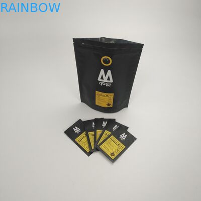 500g 1000gの食品等級のブラウン マットのコーヒー バッグのEcoの弁が付いている友好的な包装のコーヒー豆袋を立てなさい