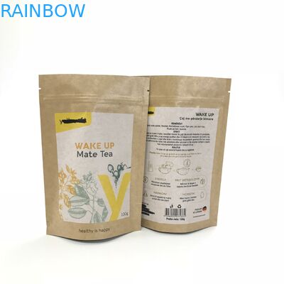 アルミ ホイルの磨き粉のコーヒー バッグを包む包装のコーヒー バッグのクラフト紙の製造業者を立てなさい