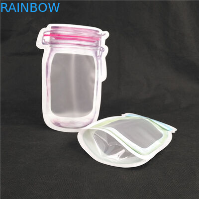 スペシャルはびんの形の磨き粉の上のロゴの食品等級ジュースのミルク ゼリーの液体立場の印刷を形づけた