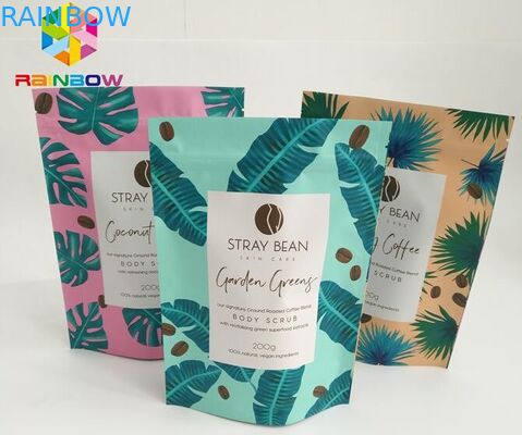 注文の受け入れられたマットのアルミ ホイルのバス ソルト袋ボディはマイラー包装の袋をごしごし洗う