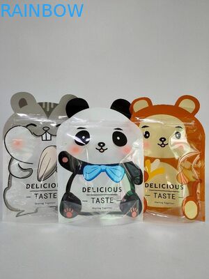 袋を包む光沢のある立場は特別な形の袋をカスタマイズした