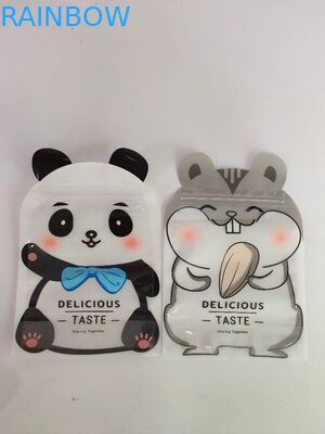 袋を包む光沢のある立場は特別な形の袋をカスタマイズした