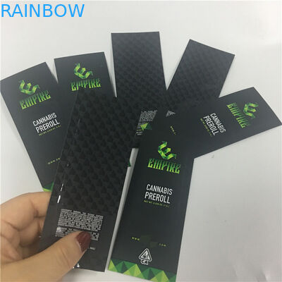 Preroll光沢のある包装のマイラーを印刷するデジタルはカスタマイズされたアルミ ホイルの臭いの証拠のジップ ロック式のシガーの共同包装を袋に入れる