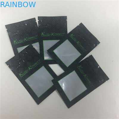 紫外線印刷物KUSHのPEは窓が付いている開始タバコ袋から子供を防ぐ