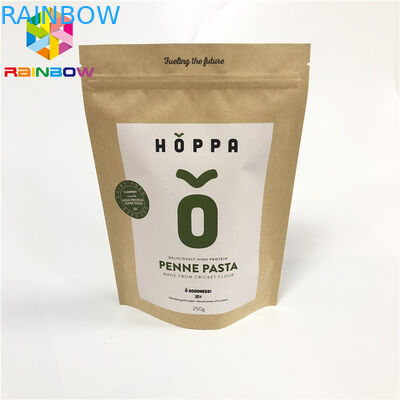 食糧/コーヒー豆の窓の包装のための紙袋の上の自身のロゴのZiplockの立場印刷される袋を通って見なさい