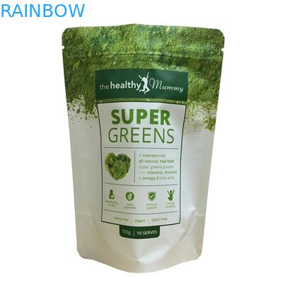 茶包装はジッパーのヒート シールのプラスチック注文のアルミ ホイルの空のティーバッグを袋に入れる