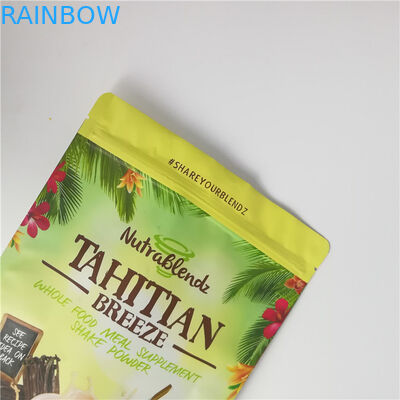 ジッパーのアルミ ホイルの袋が付いている注文の受け入れられた軽食包装袋