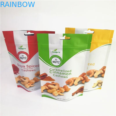 ジッパーが付いている袋の上の無光沢のアルミ ホイルの注文の受け入れられた立場