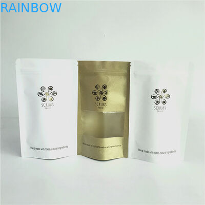 熱い押すことのジッパー ロックのクラフトの注文の受け入れられた紙袋