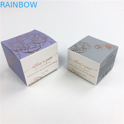 精油のために包む紙箱は小箱の熱いホイルの白いボール紙をびん詰めにする