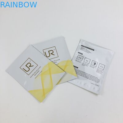 注文のResealable 3側面平らなマイラーはプラスチック ジップ ロック式のローションのクリームの磨き粉袋を曇らした