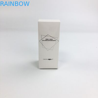 化粧品のサンプル食糧まつげの紙箱の包装のための350g白いボール紙が付いているマットの卸し売り注文の熱い押すフィルム