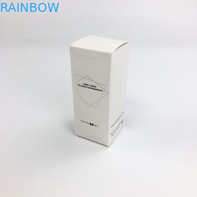 化粧品のサンプル食糧まつげの紙箱の包装のための350g白いボール紙が付いているマットの卸し売り注文の熱い押すフィルム