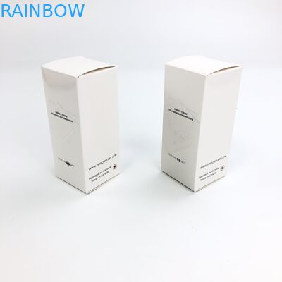 化粧品のサンプル食糧まつげの紙箱の包装のための350g白いボール紙が付いているマットの卸し売り注文の熱い押すフィルム