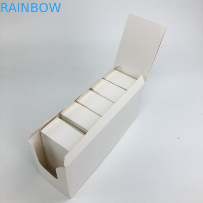 化粧品のSparyのための350g 400gの厚さの白いボール紙と印刷される注文の光沢のあるフィルムは紙箱の包装をびん詰めにしない