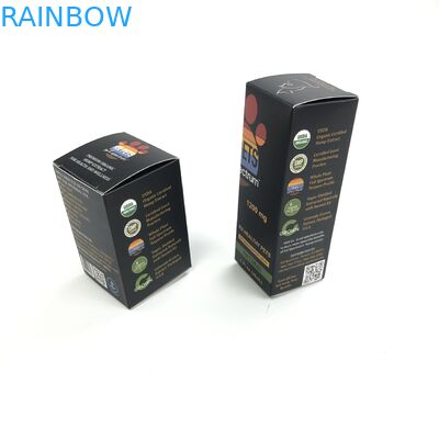 薬Sparyのための400g厚さの白いボール紙が付いている注文の光沢のあるフィルムは宝石類の紙箱の包装をびん詰めにする