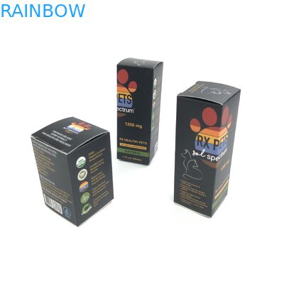 薬Sparyのための400g厚さの白いボール紙が付いている注文の光沢のあるフィルムは宝石類の紙箱の包装をびん詰めにする