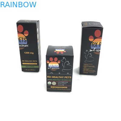 薬Sparyのための400g厚さの白いボール紙が付いている注文の光沢のあるフィルムは宝石類の紙箱の包装をびん詰めにする