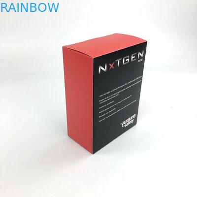 おもちゃFoodSparyのための400g厚さの白いボール紙と紫外線マットの注文のフィルムは紙箱の包装をびん詰めにする