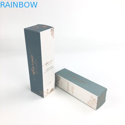 注文の小売りのロゴはペーパー化粧品箱を包むskincareのびんか瓶を印刷しました