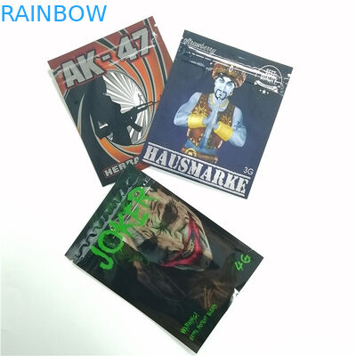 Cmyk 100micronsの草の香の包装袋4g