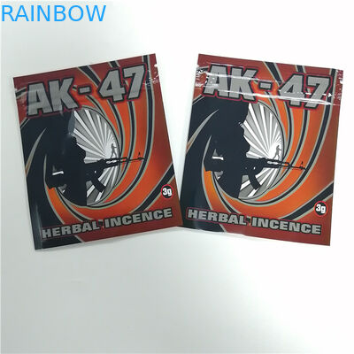 Cmyk 100micronsの草の香の包装袋4g