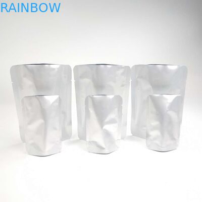 注文のResealableヒート シールのAL材料はジッパーのDoypackのシーラーのアルミ ホイル袋アルコール液体袋の上の立場を袋に入れない