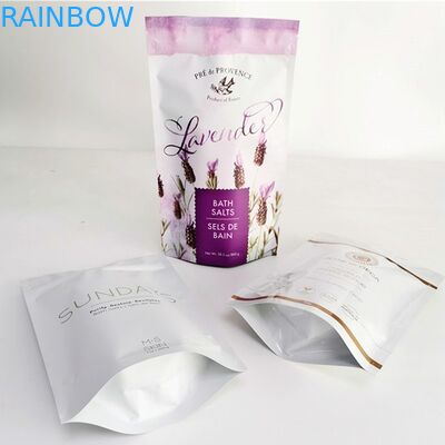 OEMはアルミニウムDoypackの金ホイルをもたらすバス ソルトおよびハーブのためのプラスチック包装袋を立てる