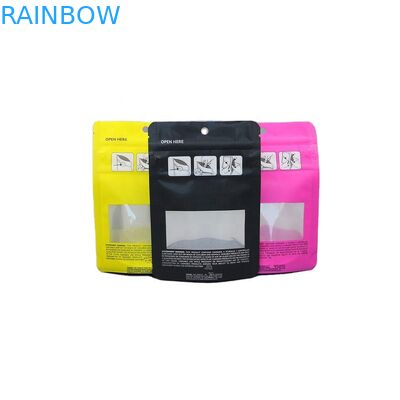 三重のジッパーCBDキャンデーのマイラーのジップ ロック式の袋200mic