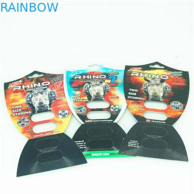 卸し売り男性の強化の丸薬荷箱のサイ69 3d包装カードはカリフォルニアを包むRhinopillのカプセルのまめをもたらす