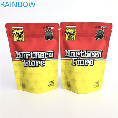 粘着性のマイラーのPE CMYK 180micの草の立場袋のオフセット印刷