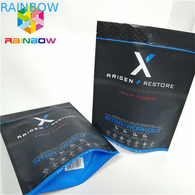 少しは印刷される破損のノッチの習慣のジップ ロック式の平らな紙袋が付いている紙袋の上に立つ