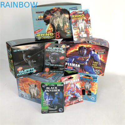 12mmの帽子の男性の強化3dレンズ カード500K丸薬